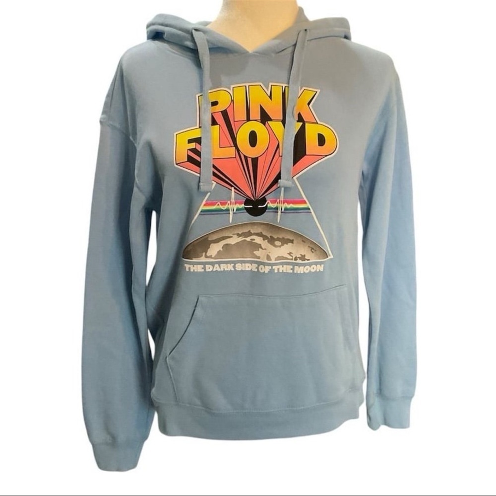Freeze New York Pink Floyd Women's Blue Hoodie XS Dark Side of the Moon …